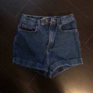 American Apparel high rise shorts